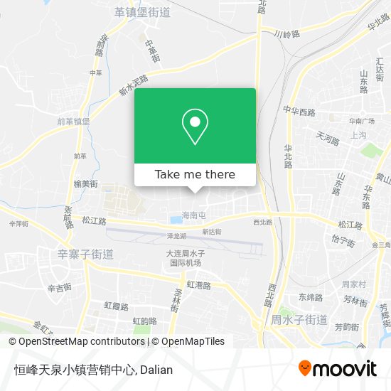 恒峰天泉小镇营销中心 map
