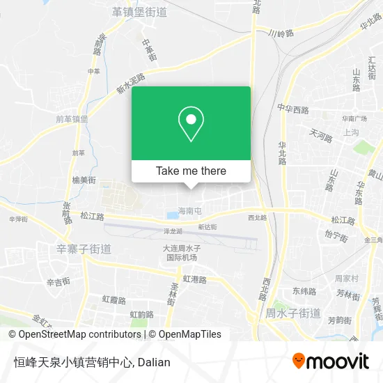 恒峰天泉小镇营销中心 map