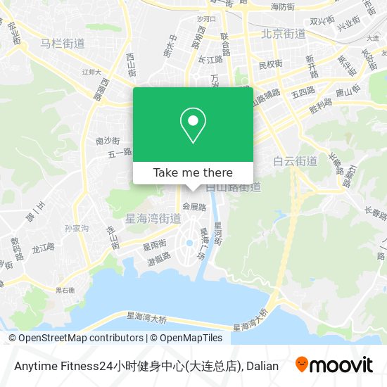 Anytime Fitness24小时健身中心(大连总店) map