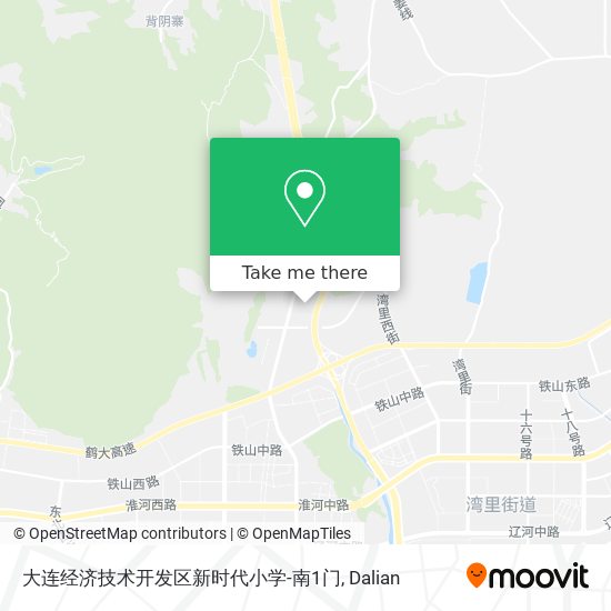 大连经济技术开发区新时代小学-南1门 map