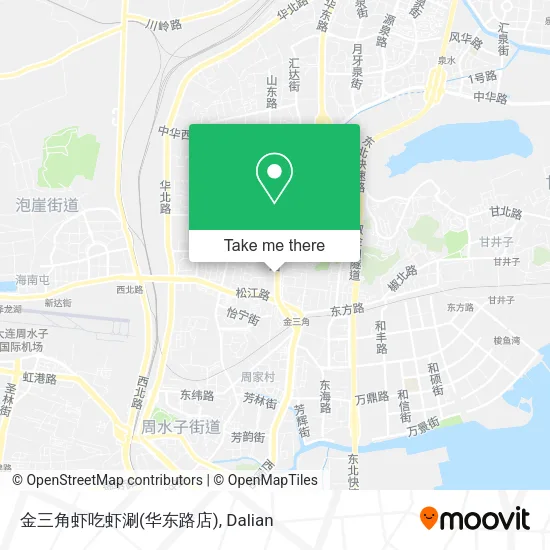 金三角虾吃虾涮(华东路店) map
