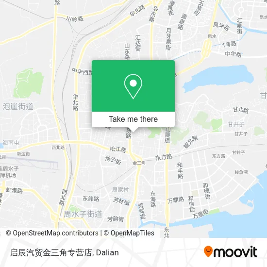 启辰汽贸金三角专营店 map