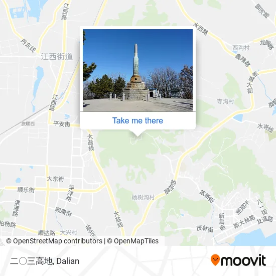 二〇三高地 map