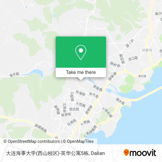 大连海事大学(西山校区)-英华公寓5栋 map