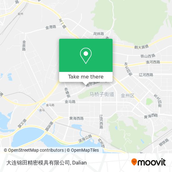大连锦田精密模具有限公司 map