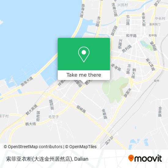 索菲亚衣柜(大连金州居然店) map