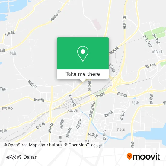 姚家路 map