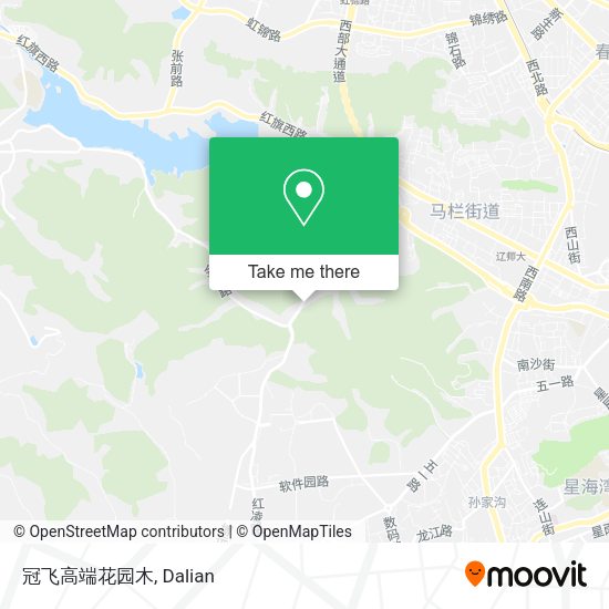 冠飞高端花园木 map