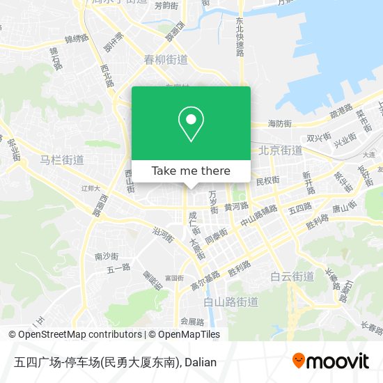 五四广场-停车场(民勇大厦东南) map