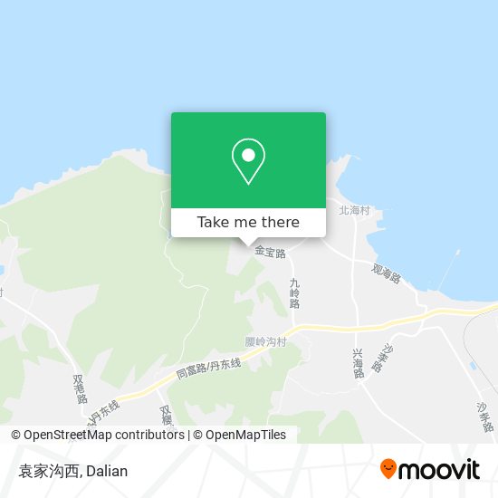 袁家沟西 map