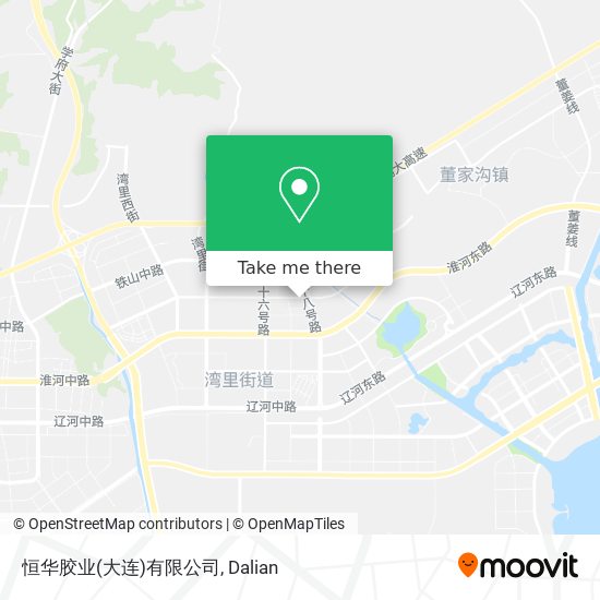 恒华胶业(大连)有限公司 map