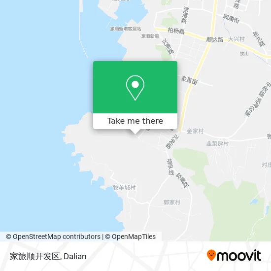 家旅顺开发区 map
