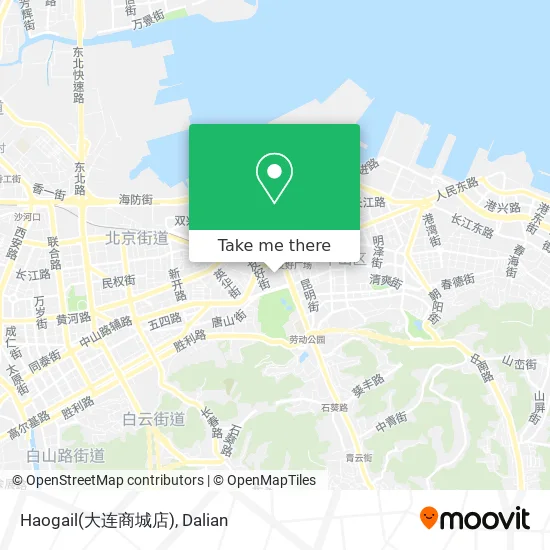 Haogail(大连商城店) map