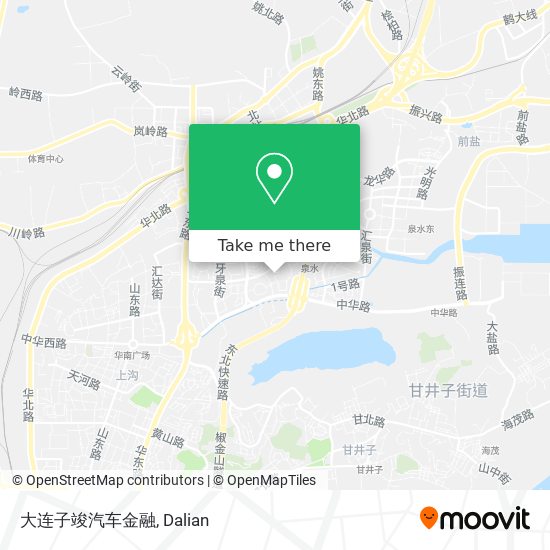大连子竣汽车金融 map
