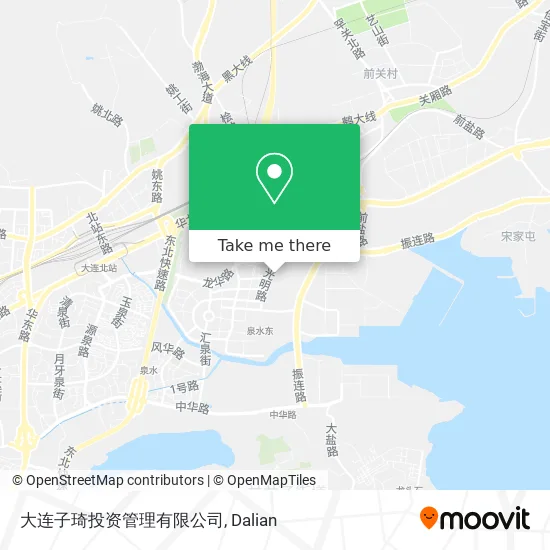 大连子琦投资管理有限公司 map
