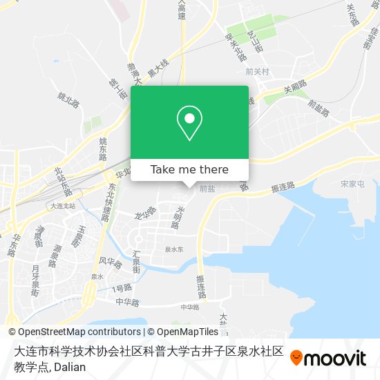 大连市科学技术协会社区科普大学古井子区泉水社区教学点 map