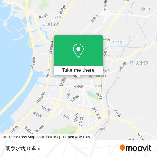明泉水站 map
