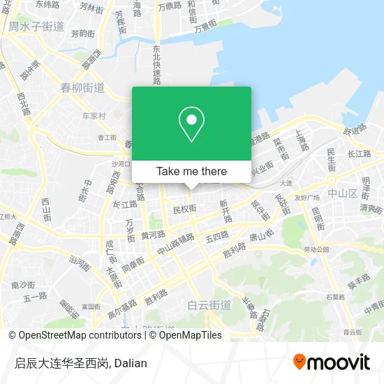 启辰大连华圣西岗 map