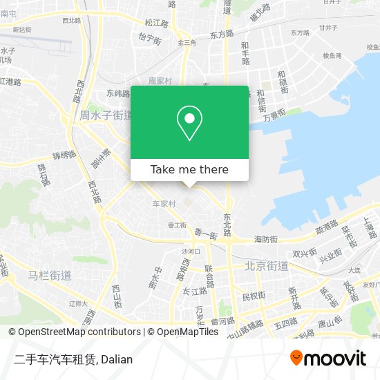 二手车汽车租赁 map