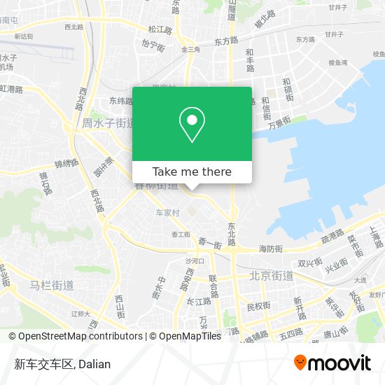 新车交车区 map