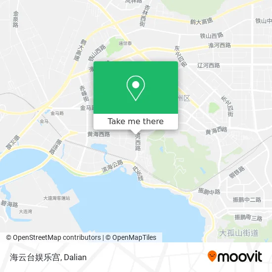 海云台娱乐宫 map
