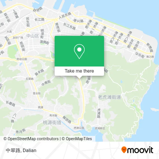 中翠路 map