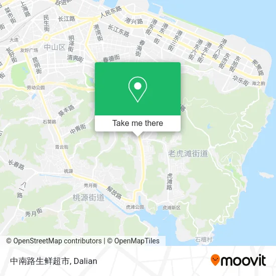中南路生鲜超市 map