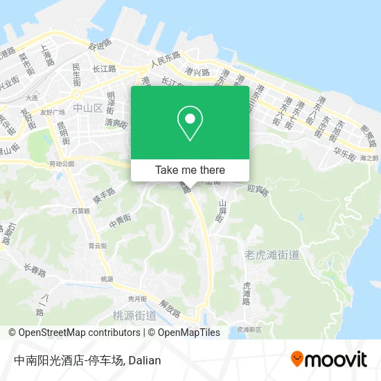 中南阳光酒店-停车场 map