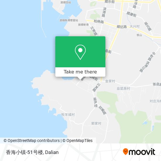 香海小镇-51号楼 map