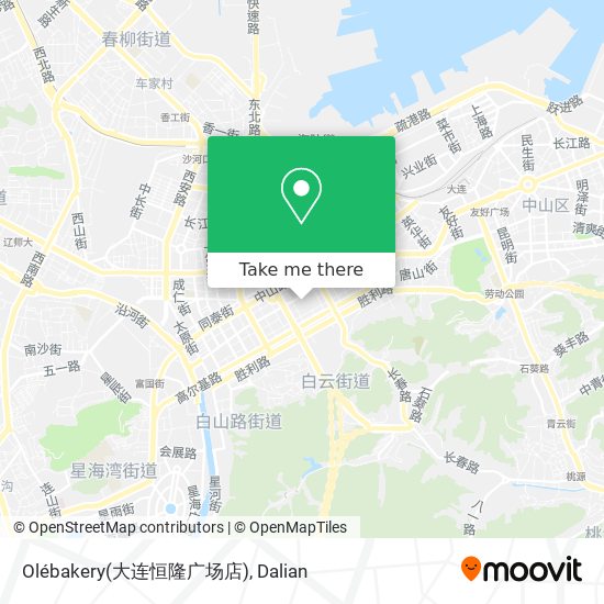 Olébakery(大连恒隆广场店) map