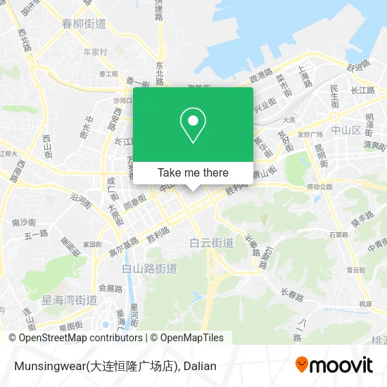 Munsingwear(大连恒隆广场店) map