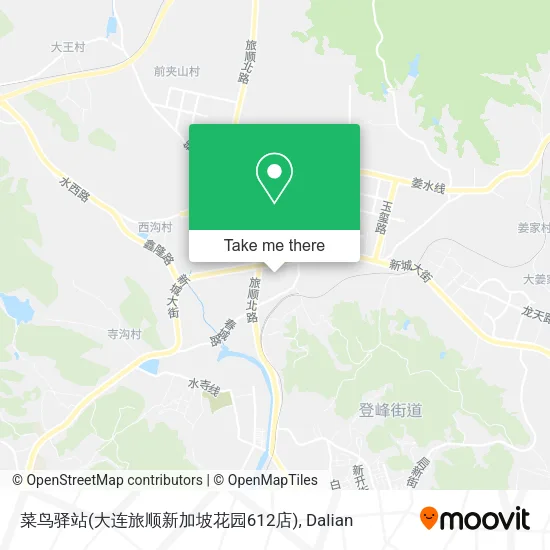 菜鸟驿站(大连旅顺新加坡花园612店) map