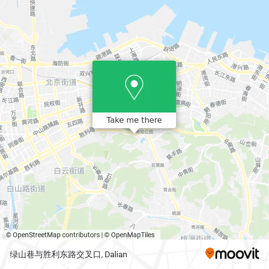 绿山巷与胜利东路交叉口 map