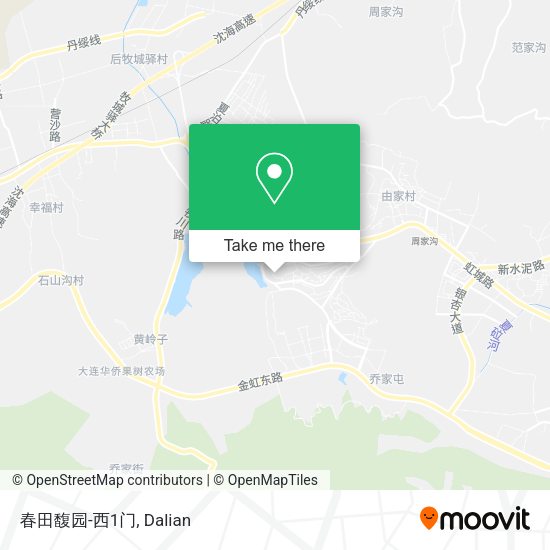 春田馥园-西1门 map