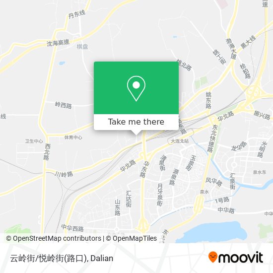 云岭街/悦岭街(路口) map