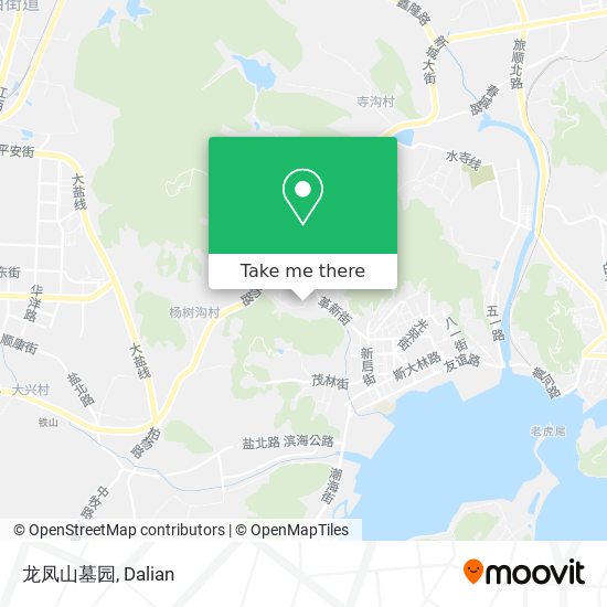 龙凤山墓园 map