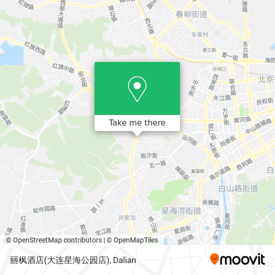 丽枫酒店(大连星海公园店) map