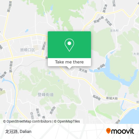 龙冠路 map