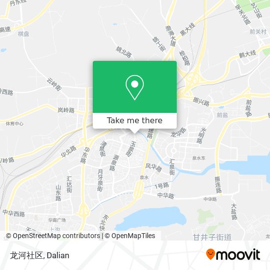 龙河社区 map
