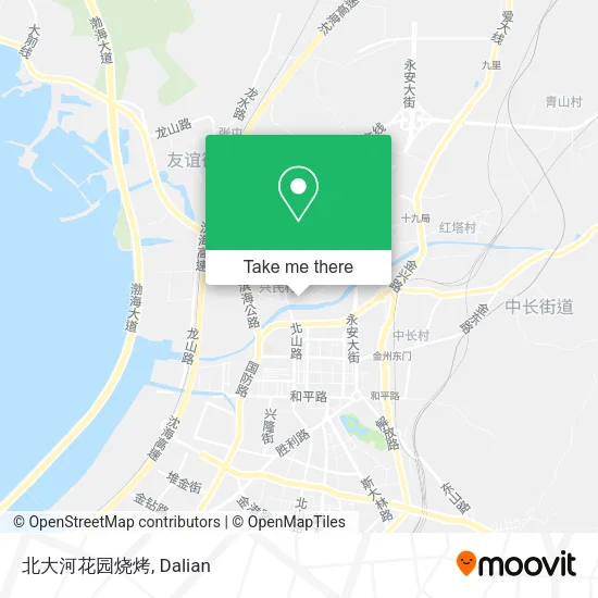 北大河花园烧烤 map