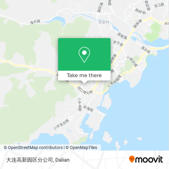 大连高新园区分公司 map