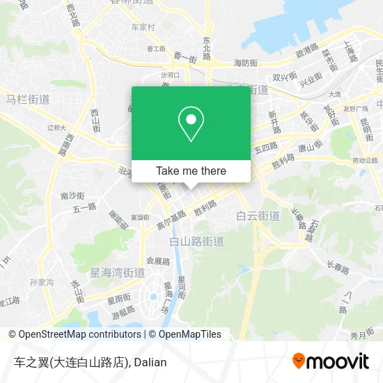 车之翼(大连白山路店) map