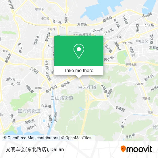 光明车会(东北路店) map