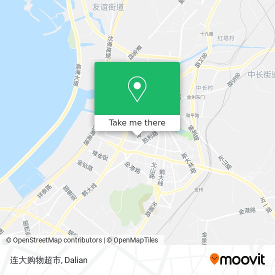 连大购物超市 map