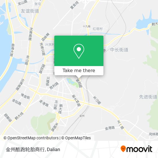 金州酷跑轮胎商行 map