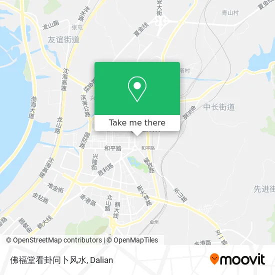 佛福堂看卦问卜风水 map