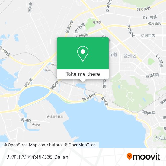 大连开发区心语公寓 map