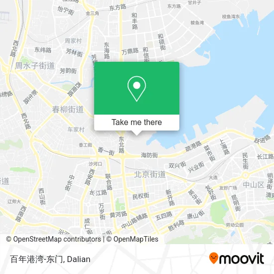 百年港湾-东门 map