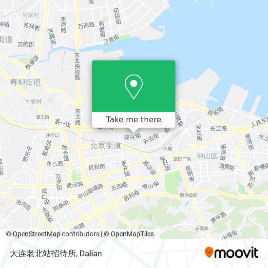 大连老北站招待所 map