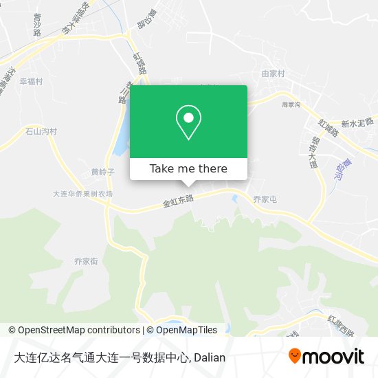 大连亿达名气通大连一号数据中心 map
